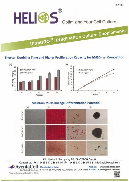 UltraGRO Pure in GMP and R&D quality