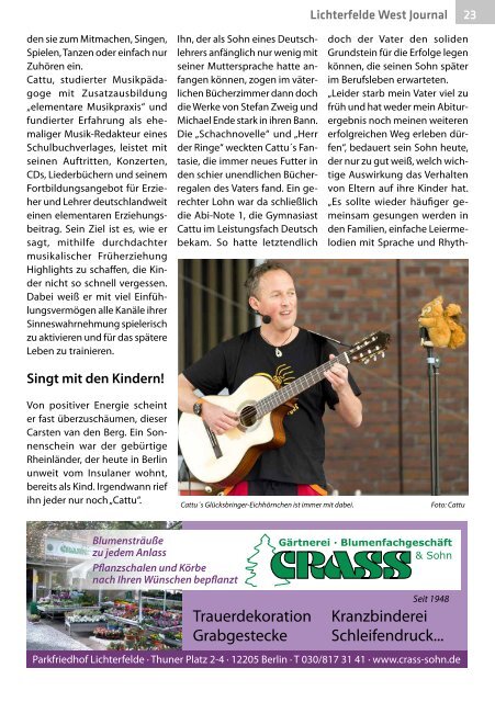 Lichterfelde West Journal Oktober/November 2019