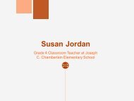 Susan Jordan - Working at Joseph C. Chamberlain Elementary School