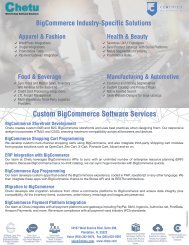 Custom BigCommerce Software Services