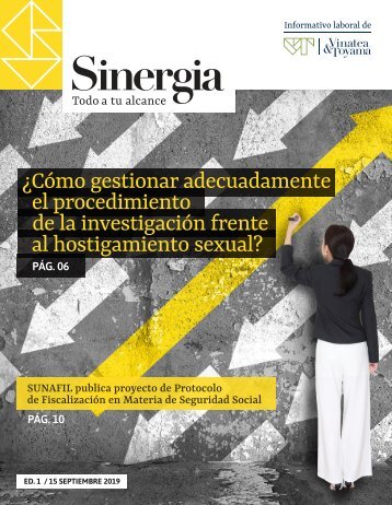 Sinergia Revista Laboral - Edición 01 - Setiembre 2019