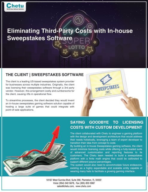 Custom Sweepstakes Software Solutions