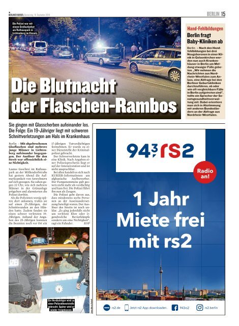 Berliner Kurier 19.09.2019