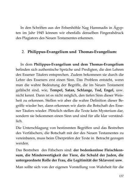 Das Evangelium der Essener Plagiat 2019