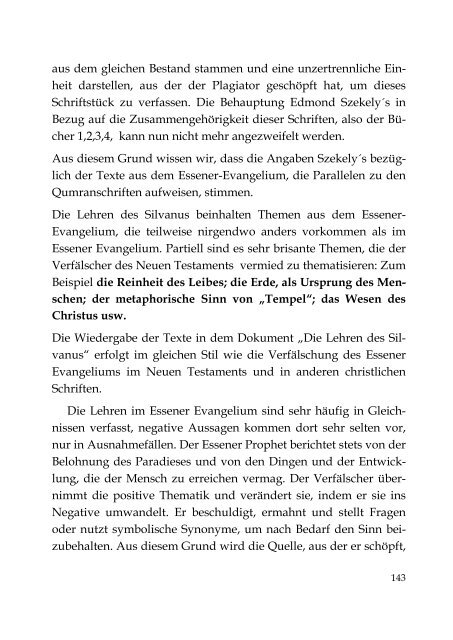 Das Evangelium der Essener Plagiat 2019