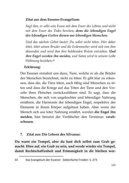 Das Evangelium der Essener Plagiat 2019