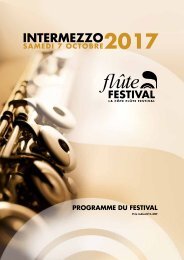 Programme Intermezzo 2017