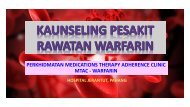 KAUNSELING PESAKIT warfarin