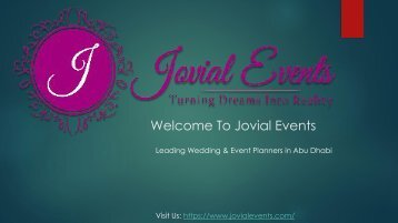 wedding planners in Abu Dhabi