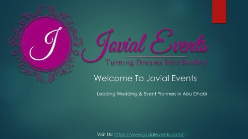 wedding planners in Abu Dhabi