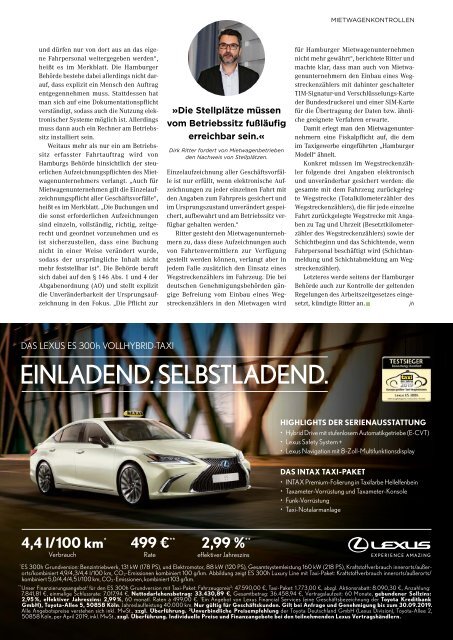 Taxi Times DACH SPECIAL- August 2019