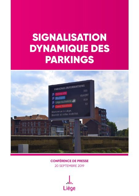 Signalisation dynamique des parkings de la Ville de Liège