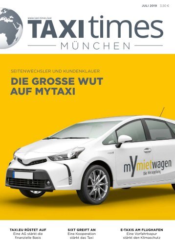 Taxi Times München - Juli 2019