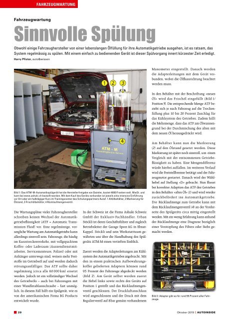 AUTOINSIDE Ausgabe 10 – Oktober 2019