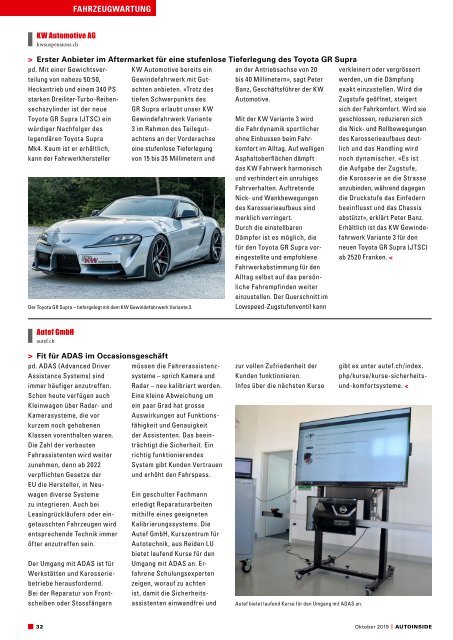 AUTOINSIDE Ausgabe 10 – Oktober 2019