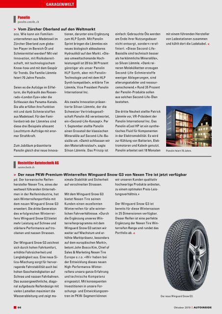 AUTOINSIDE Ausgabe 10 – Oktober 2019