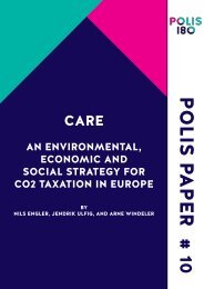 Polis Paper #10 | CARE – An Environmental, Economic and Social Strategy for CO2 Taxation in Europe