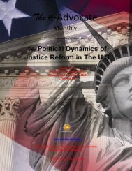 The Political Dynamics of Justice Reform in The U.S.