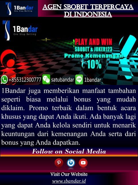 Agen Sbobet Terpercaya Di Indonesia