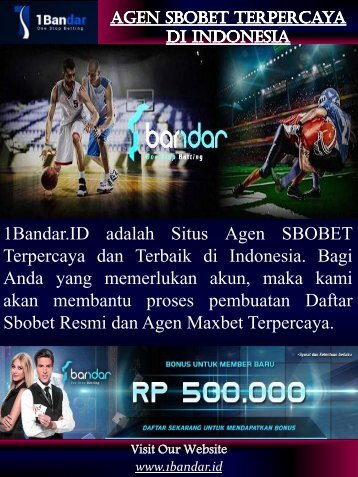 Agen Sbobet Terpercaya Di Indonesia