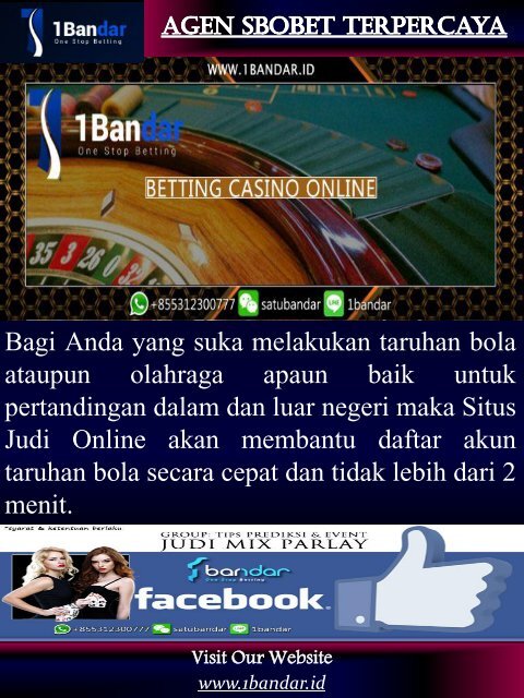 Agen Sbobet Terpercaya Di Indonesia