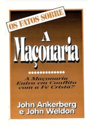 Os Fatos Sobre a Maçonaria - John Ankerberg, John Weldon