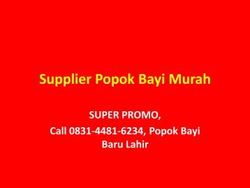 SUPER PROMO, Call 0831-4481-6234, Popok Bayi Baru Lahir