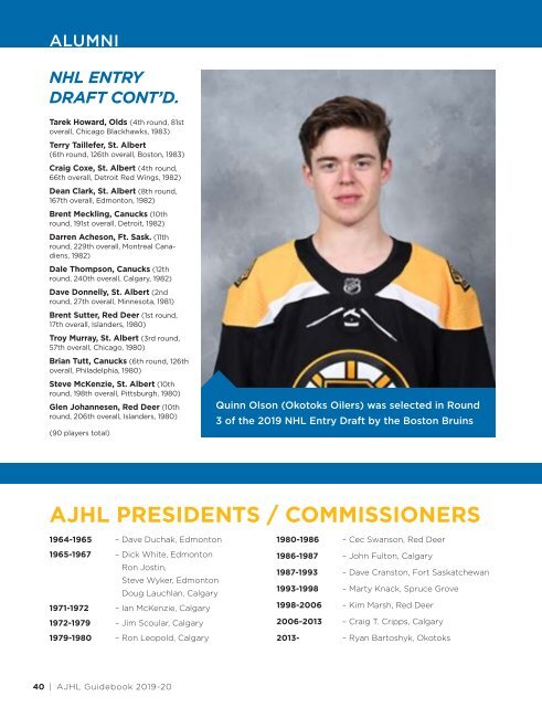 2019-20 AJHL Guidebook