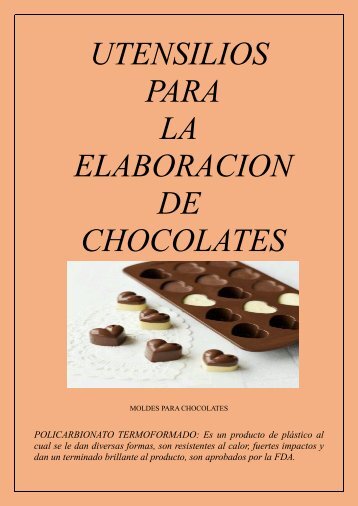 UTENSILIOS CHOCOLATE pdf