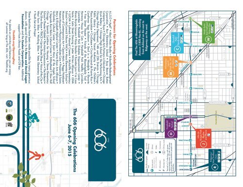 Brochure design — The 606 Opening Day