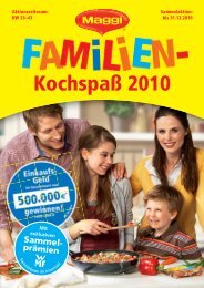 Kochspaß 2010 - Maggi Kochstudio