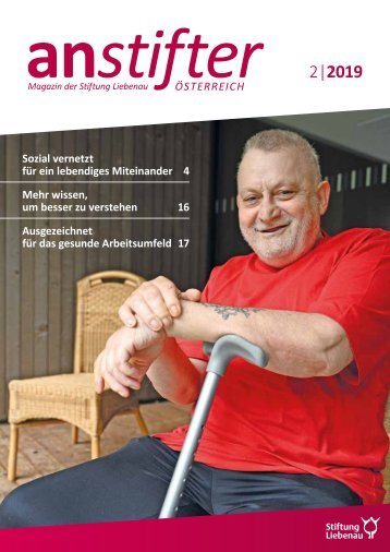 Anstifter 2, 2019 der Stiftung Liebenau Österreich