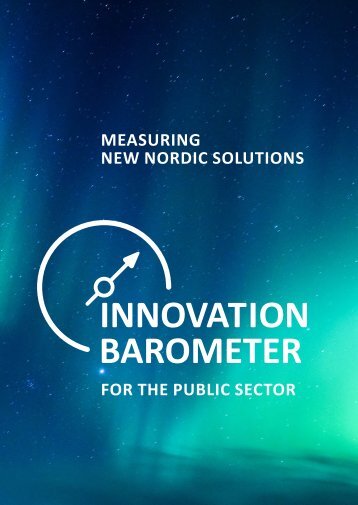 Meassuring New Nordic Solutions: Innovation Barometer for the Public Sector
