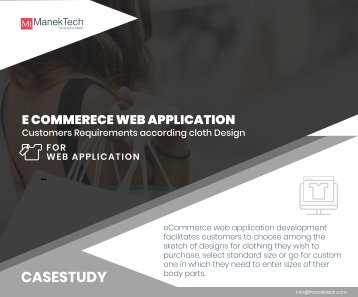  eCommerce Web Application Development