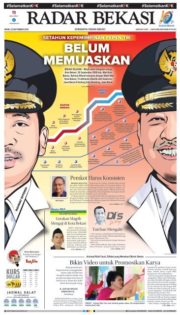 E - PAPER RADAR BEKASI EDISI 23 SEPTEMBER 2019