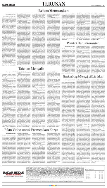 E - PAPER RADAR BEKASI EDISI 23 SEPTEMBER 2019