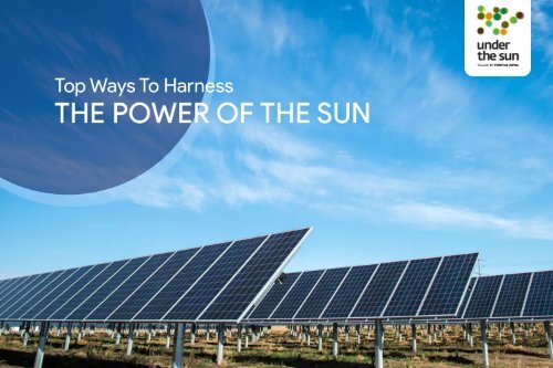 Top Way To Harness The Power Of The Sun