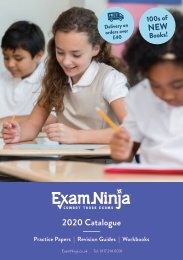 Exam Ninja 2020 Catalogue