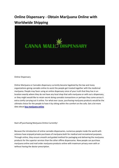 4 CannaMall Dispensary