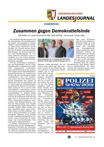 Deutsche Polizei - Landesjournal 10/2019