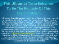 Ultramax Testo Enhancer PDF