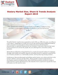 Hosiery Market Size, Share & Trends Analysis Report