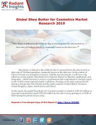 Shea Butter Market  2019