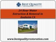 Water Extraction in Anaheim