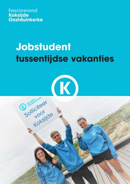 Brochure jobstudenten tussentijdse vakanties 2019-2020