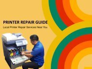 Best Printer Repair Service Near Me  On-site Support and  Maintenance