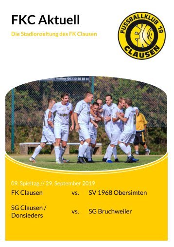 FKC Aktuell - 09. Spieltag - Saison 2019/2020