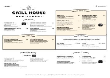 Grill House menu 3.10.2019 -31.3.2020 (Serenade & Symphony)