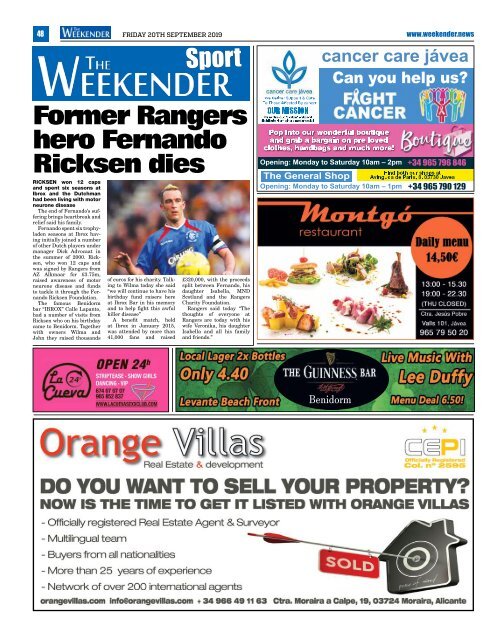 Weekender Alicante North Issue 109