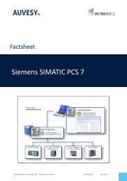 Factsheet - SIMATIC PCS 7